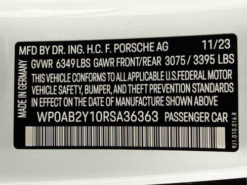 Certified 2024 Porsche Taycan 4S AWD/4WD image 12