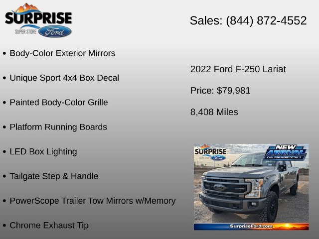 Used 2022 Ford F250 Lariat w/ Tremor Off-Road Package AWD/4WD image 17