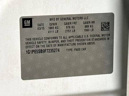 Used 2015 Chevrolet Cruze LT FWD image 26