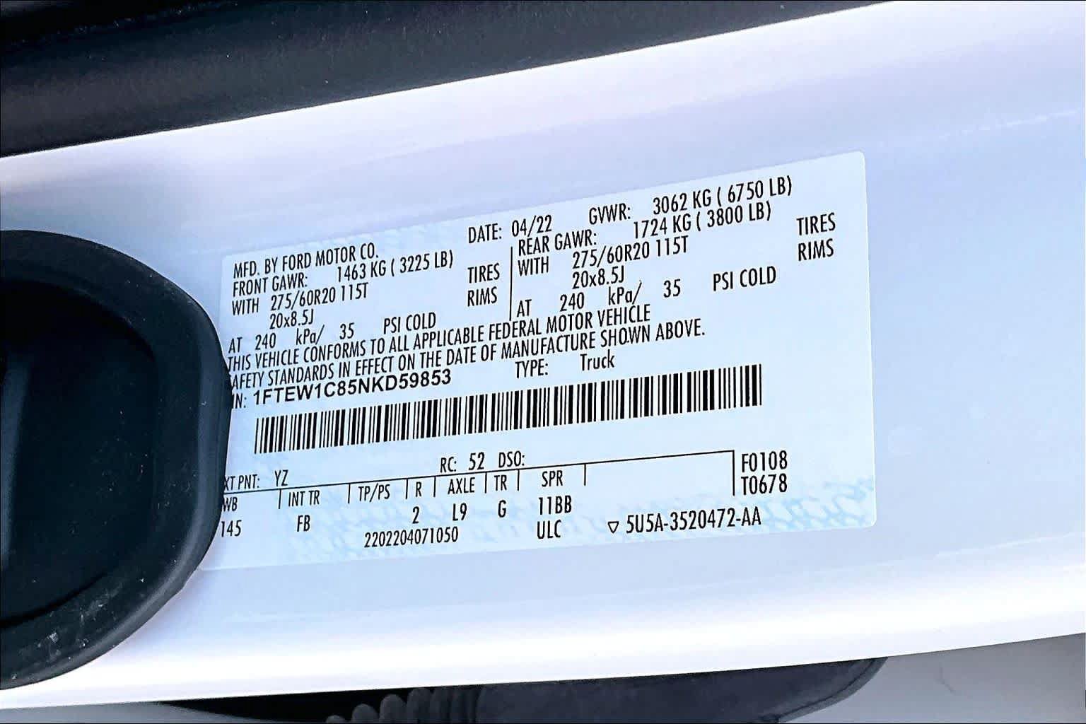 Used 2022 Ford F150 XLT w/ Equipment Group 302A High RWD image 36