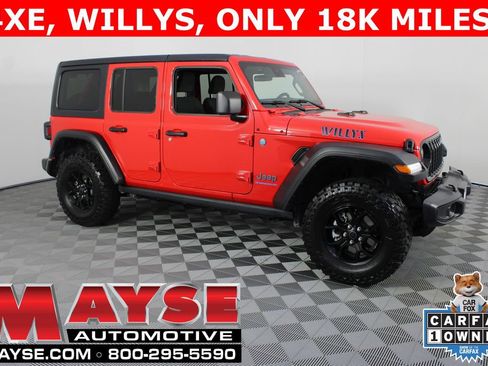 Used 2025 Jeep Wrangler Unlimited Sport S 4xe AWD/4WD image 1