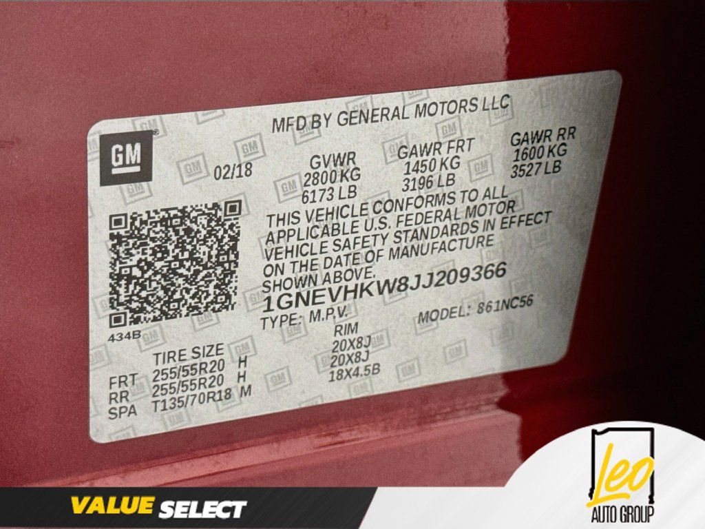 Used 2018 Chevrolet Traverse LT AWD/4WD image 37