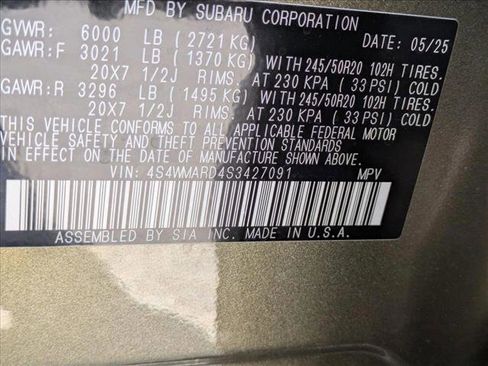 New 2025 Subaru Ascent Bronze Edition w/ Popular Package #2 image 18