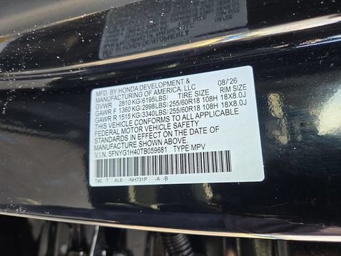 New 2026 Honda Pilot EX-L image 19