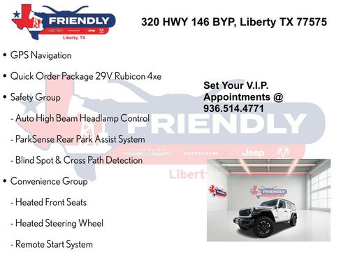 New 2025 Jeep Wrangler Unlimited Rubicon 4xe w/ Safety Group AWD/4WD image 5