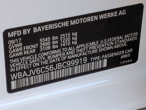 Used 2018 BMW 640i Gran Turismo xDrive 640i xDrive image 38