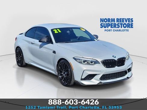 Used 2021 BMW M2 Competition w/ Executive Package RWD image 1