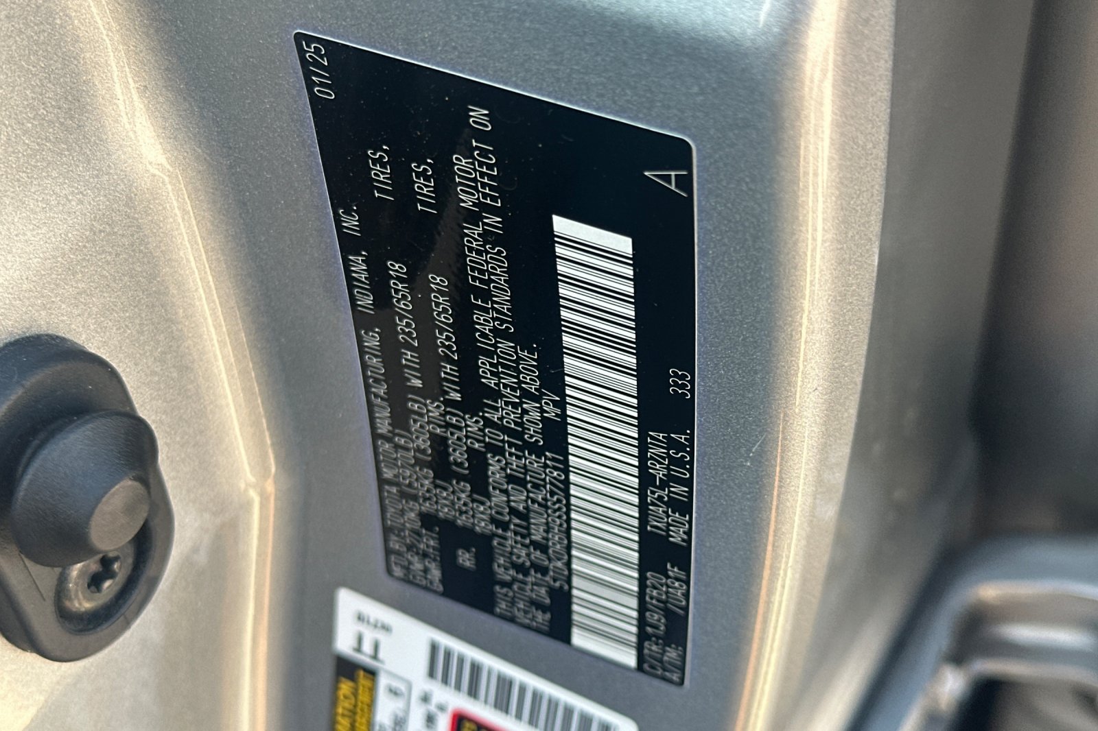 Certified 2025 Toyota Highlander LE AWD/4WD image 39