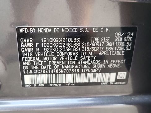 Certified 2025 Honda HR-V EX-L image 23