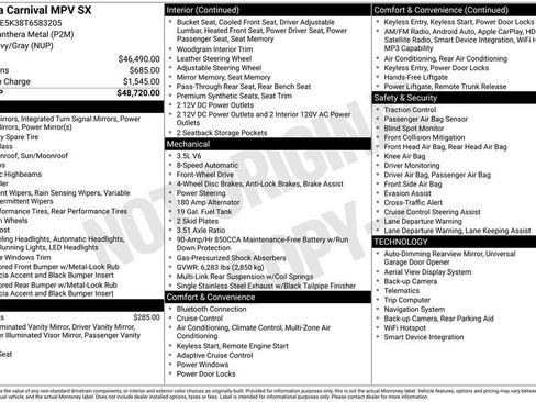 Used 2026 Kia Carnival SX FWD image 14