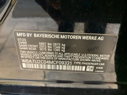 Used 2021 BMW 750i xDrive w/ Executive Package AWD/4WD image 86