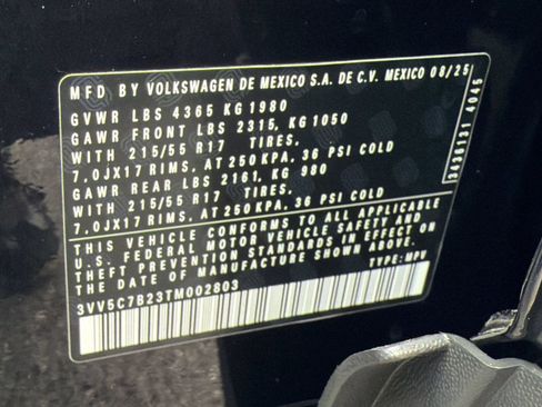 Certified 2026 Volkswagen Taos S FWD image 23