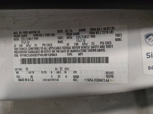Used 2017 Ford Escape SE w/ Equipment Group 201A FWD image 33