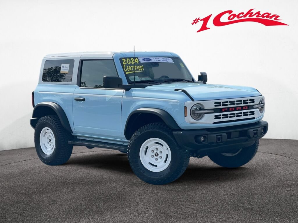 Certified 2024 Ford Bronco Heritage Edition AWD/4WD image 1