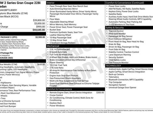 Used 2023 BMW 228i xDrive Gran Coupe w/ Premium Package 2 image 11