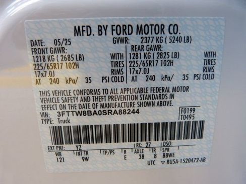 Used 2025 Ford Maverick XL w/ Equipment Group 102A image 38