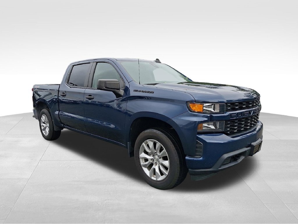 Certified 2022 Chevrolet Silverado 1500 Custom w/ LPO, Dark Essentials Package AWD/4WD image 1