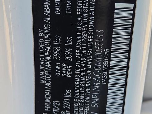 Used 2021 Hyundai Elantra SEL w/ Convenience + Premium Package image 14