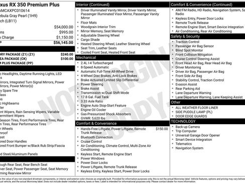 Used 2023 Lexus RX 350 Premium Plus w/ Accessory Package (Z1) image 26