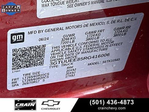 Used 2024 GMC Sierra 1500 AT4 w/ Technology Package image 34