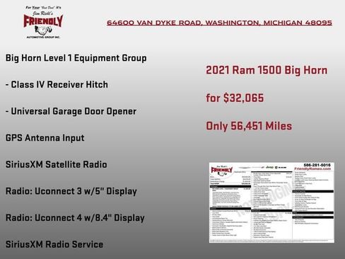 Used 2021 RAM 1500 Big Horn AWD/4WD image 6
