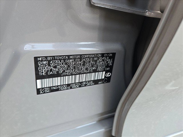 Used 2026 Lexus IS 350 F Sport w/ Handling Package RWD image 15