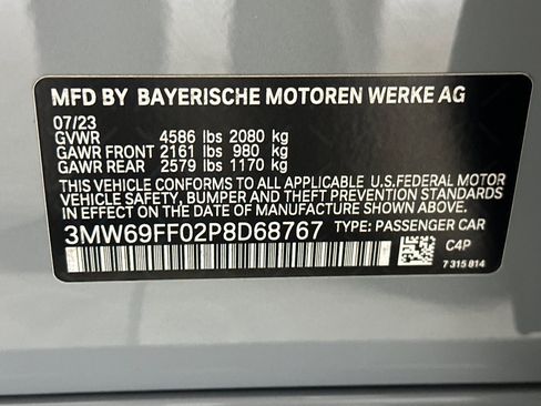 Used 2023 BMW 330i Sedan w/ M Sport Package RWD image 22