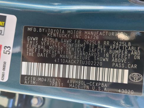 New 2026 Toyota Camry XSE FWD image 22