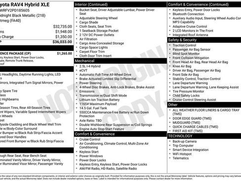 Used 2023 Toyota RAV4 XLE w/ Convenience Package image 56