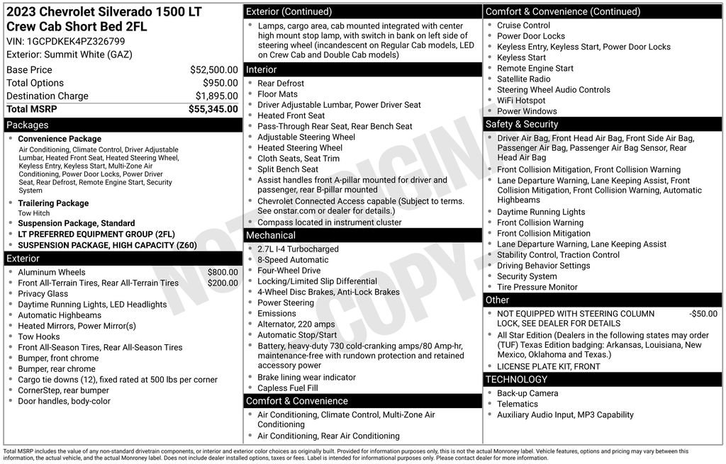 Used 2023 Chevrolet Silverado 1500 LT AWD/4WD image 6