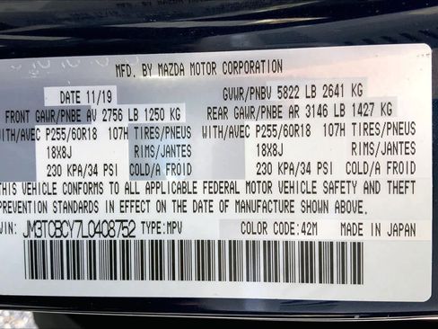 Used 2020 MAZDA CX-9 Touring w/ Touring Premium Package image 34