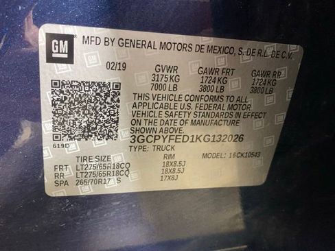 Used 2019 Chevrolet Silverado 1500 LT Trail Boss image 38