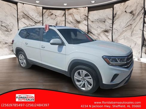 Used 2021 Volkswagen Atlas SE w/ Panoramic Sunroof Package FWD image 1