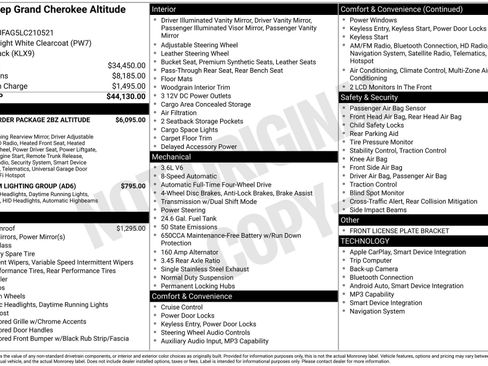 Used 2020 Jeep Grand Cherokee Altitude image 3