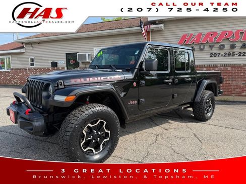 Used 2021 Jeep Gladiator Rubicon w/ Dual Top Group AWD/4WD image 2