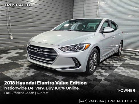 Used 2018 Hyundai Elantra Value Edition FWD image 1