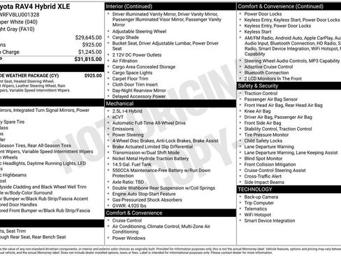 Used 2020 Toyota RAV4 XLE w/ XLE Grade Weather Package image 3