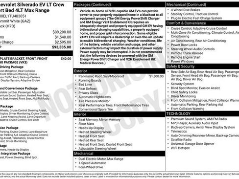 Used 2026 Chevrolet Silverado EV LT AWD/4WD image 4