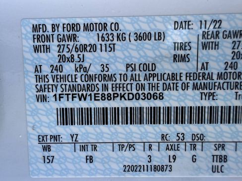 Used 2023 Ford F150 XLT w/ Equipment Group 302A High AWD/4WD image 32