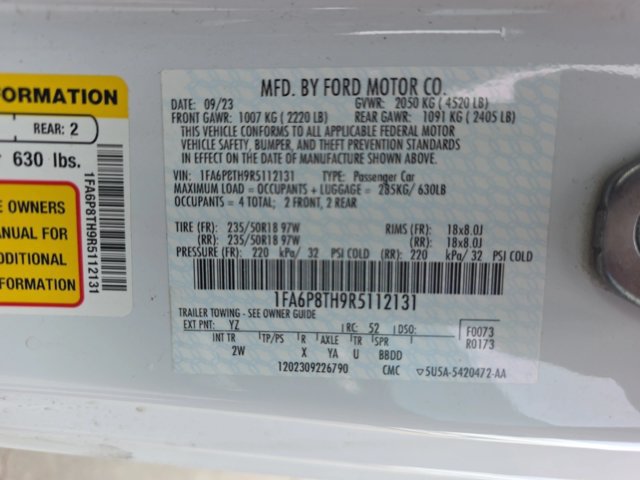 Used 2024 Ford Mustang Coupe RWD image 23