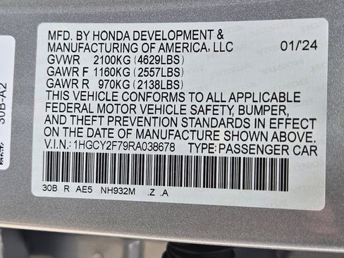 Certified 2024 Honda Accord Sport image 33