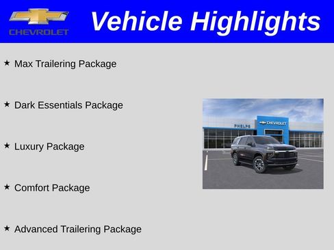 New 2026 Chevrolet Tahoe LT AWD/4WD image 2