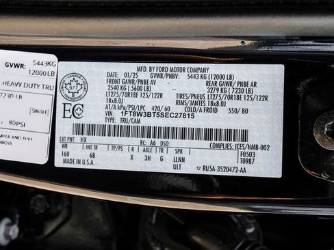 Used 2025 Ford F350 Lariat w/ Camper Package AWD/4WD image 80