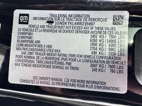 Certified 2024 Chevrolet Tahoe High Country AWD/4WD image 13