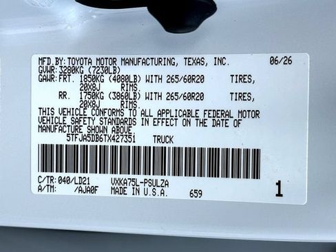 New 2026 Toyota Tundra Limited AWD/4WD image 23