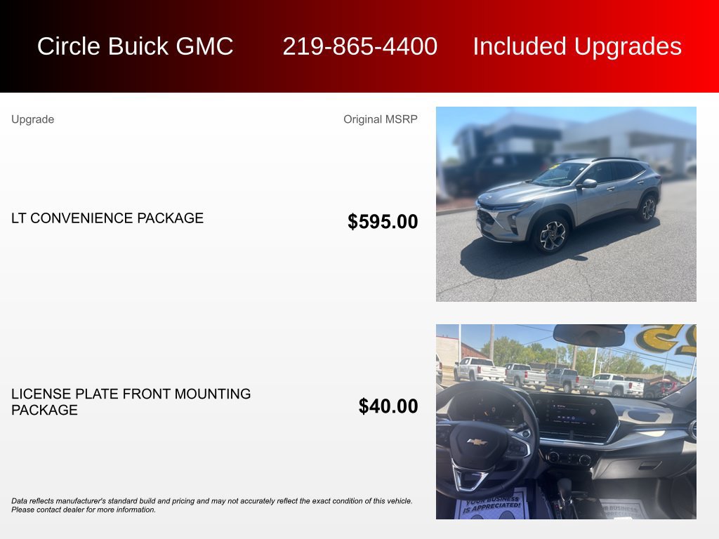 Used 2025 Chevrolet Trax LT w/ LT Convenience Package FWD image 3