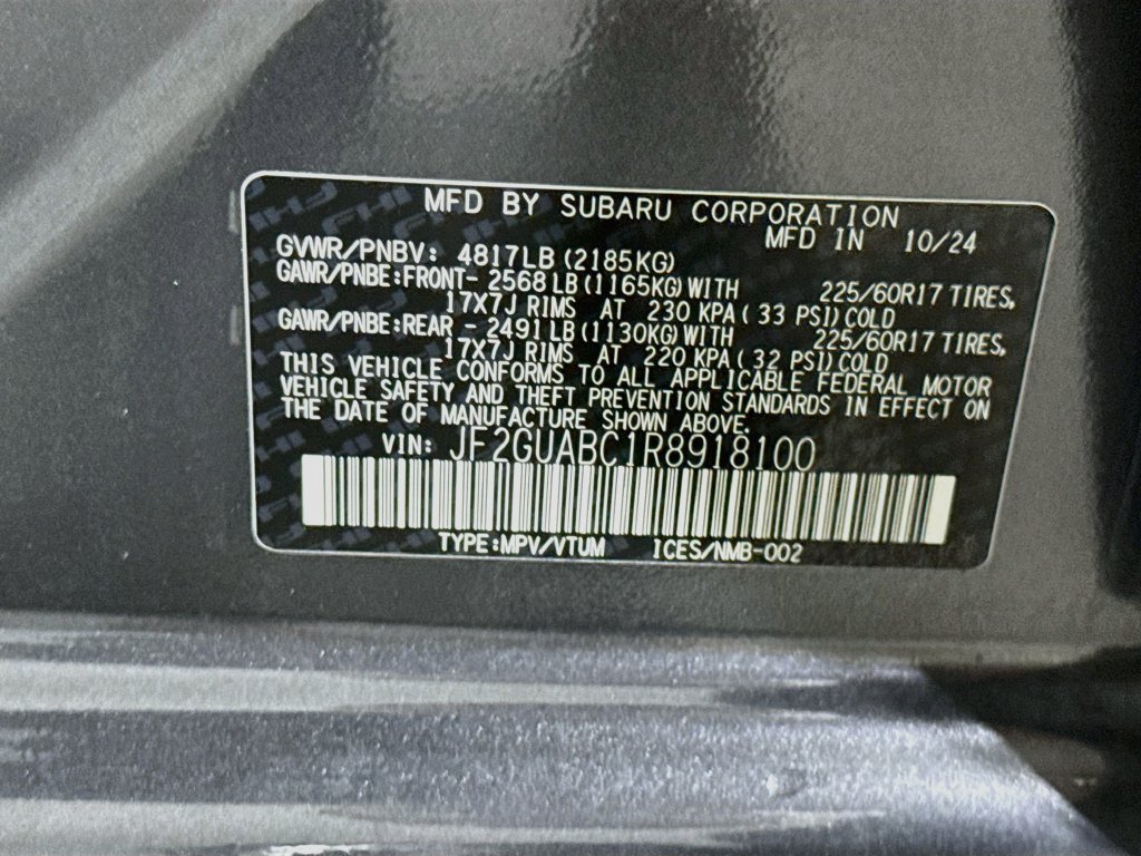 Used 2024 Subaru Crosstrek 2.0i AWD/4WD image 34