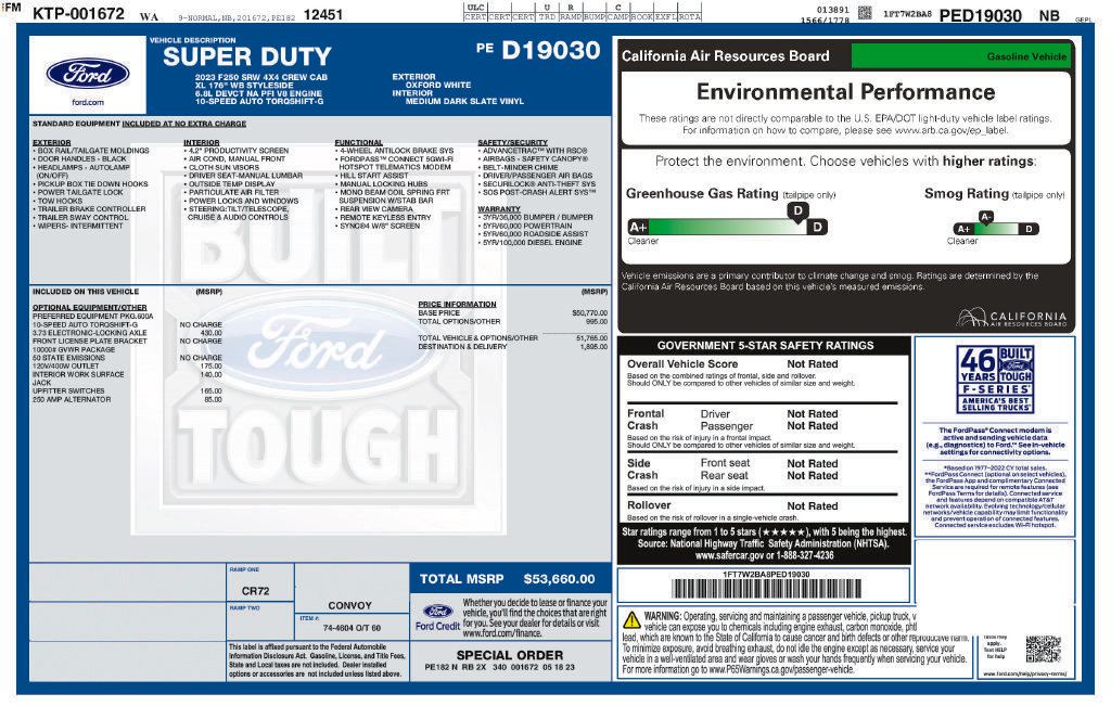 Used 2023 Ford F250 XL AWD/4WD image 2