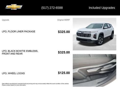 Used 2026 Chevrolet Equinox LT w/ LPO, Floor Liner Package FWD image 5
