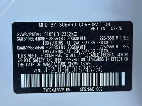 New 2026 Subaru Crosstrek 2.5i Limited image 22